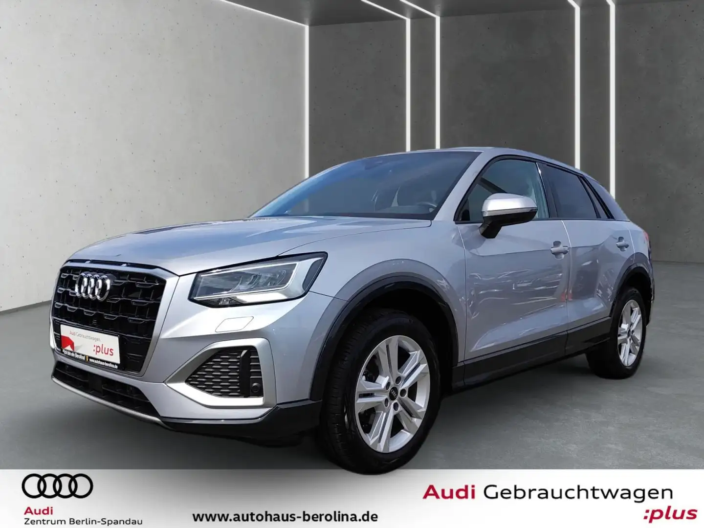 Audi Q2 35 TFSI Adv. S tronic *GRA*AHK*LED*SHZ*PDC* Silber - 2