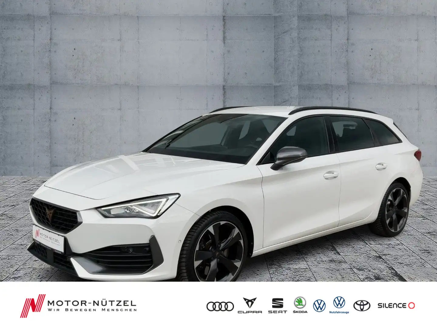 CUPRA Leon ST 2.0 TSI DSG LED+NAVI+APP+ACC+SHZ+RFK+NSW Weiß - 1
