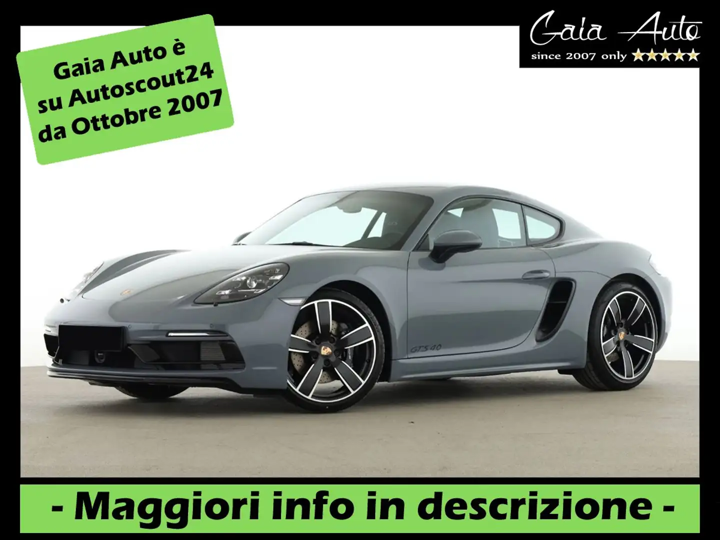 Porsche Cayman 718 4.0 GTS pdk (diverse disponibilità) Grigio - 1