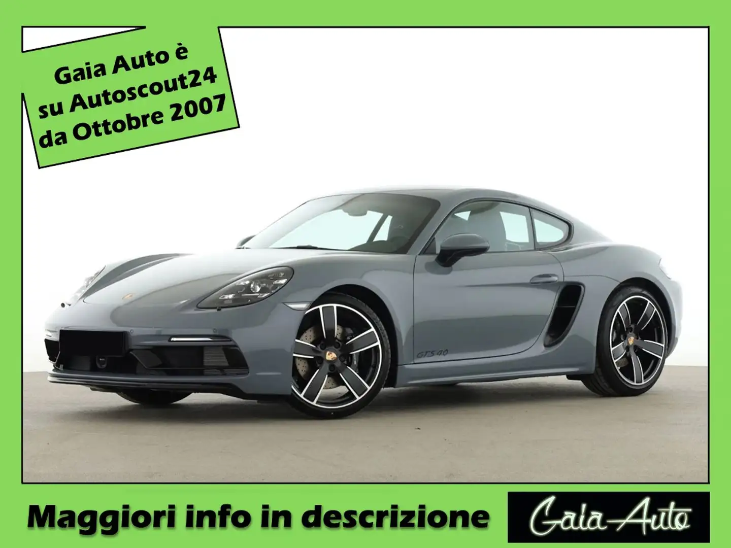 Porsche 718 Cayman 4.0 GTS pdk (diverse disponibilità) Gris - 1