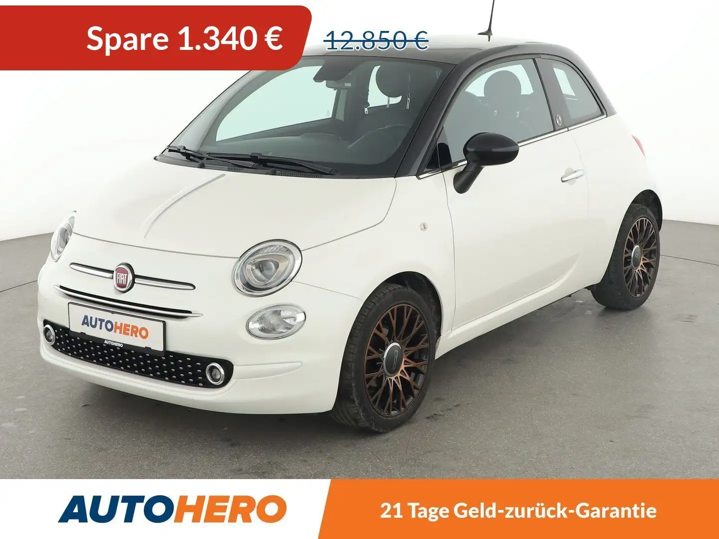 Fiat 500 1.2 120th*PDC*PANO*KLIMA*TEMPO*GARANTIE* Weiß - 1