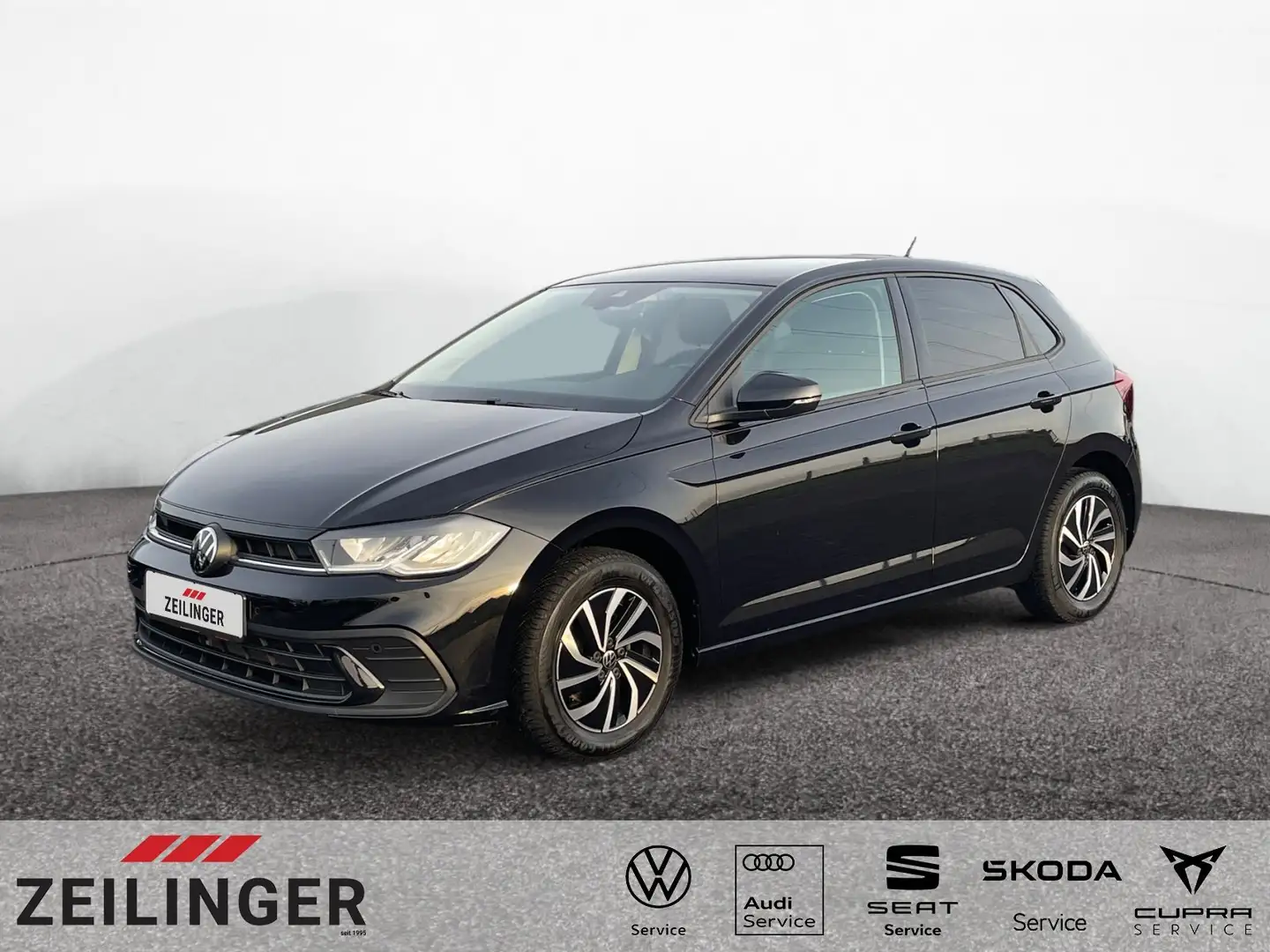 Volkswagen Polo Life TSI DSG|APP-CONNECT|ACC|SH|CLIMATRONIC Schwarz - 1