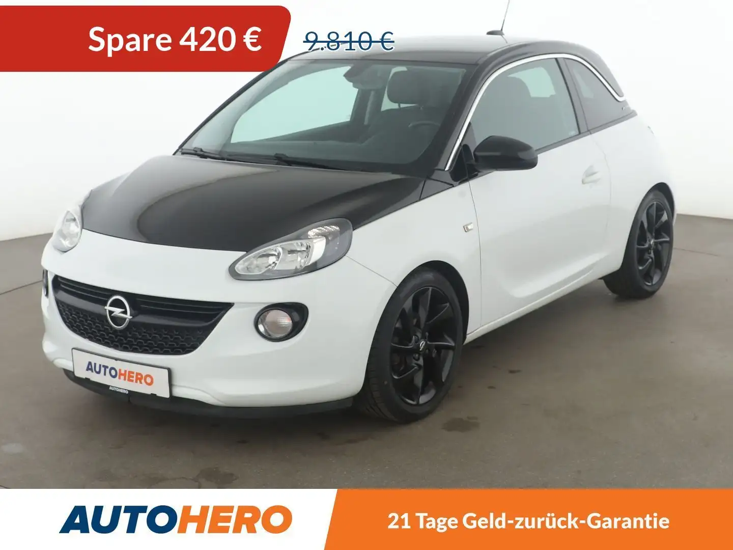 Opel Adam 1.4 Black Jack*PDC*SHZ*LHZ*TEMPO*KLIMA*GARANTIE* Weiß - 1
