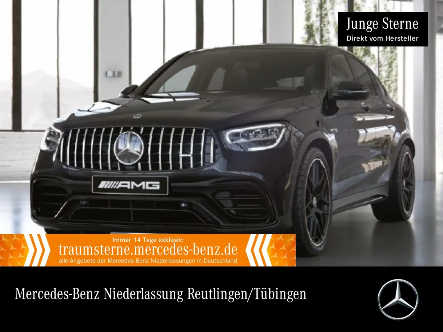 Mercedes-Benz GLC 63 AMG GLC 63 S Coupé 4M NIGHT+DRIVERS+360+AHK+LED+SPUR Schwarz - 1