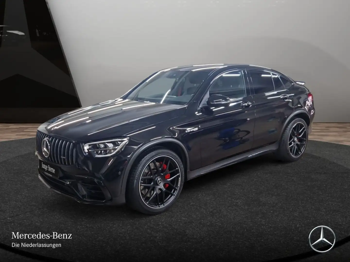 Mercedes-Benz GLC 63 AMG GLC 63 S Coupé 4M NIGHT+DRIVERS+360+AHK+LED+SPUR Schwarz - 2