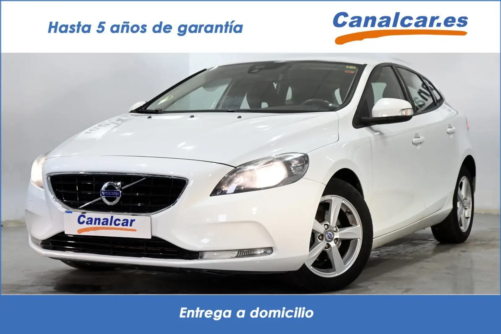Volvo V40 D2 Kinetic 115 Blanco - 1