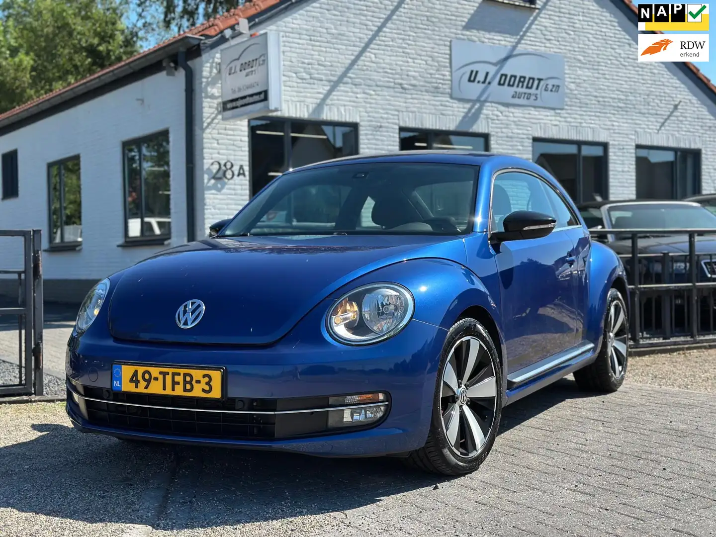Volkswagen Beetle 2.0 TSI Sport 200pk super nette auto ! Blauw - 1