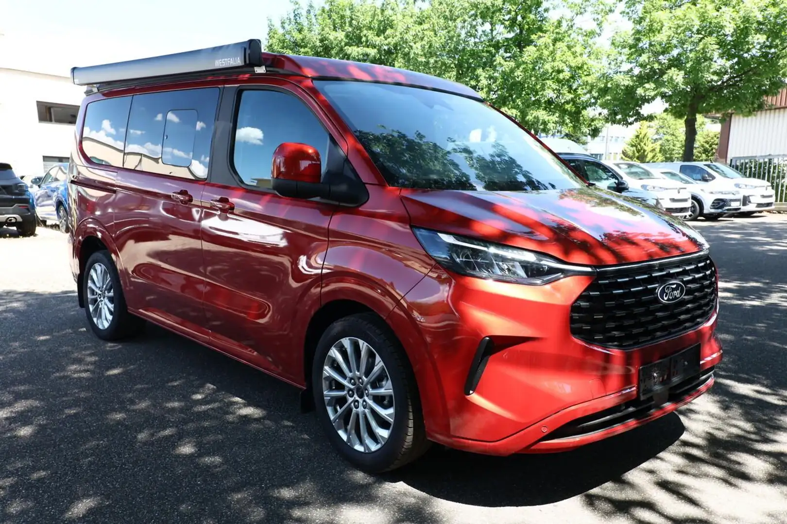 Ford Tourneo Custom Titanium Nugget TDCi 170 Tit L1 PV-Anlage 125 k... Rot - 2