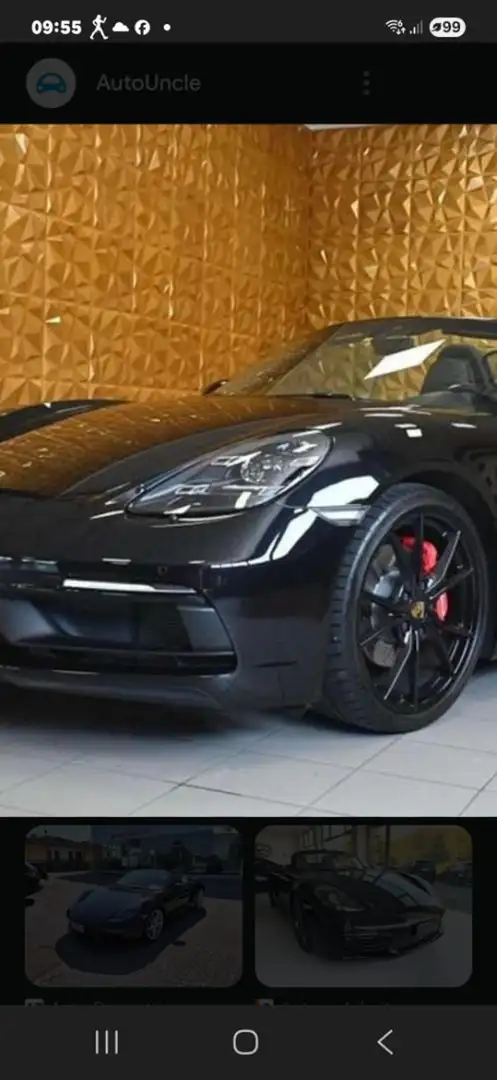 Porsche 718 Spyder 2.0 300 cv pdk Fekete - 1