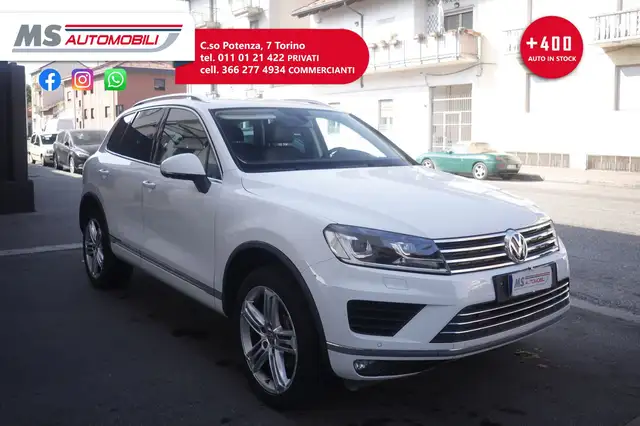 2015 Volkswagen Touareg in White for sale
