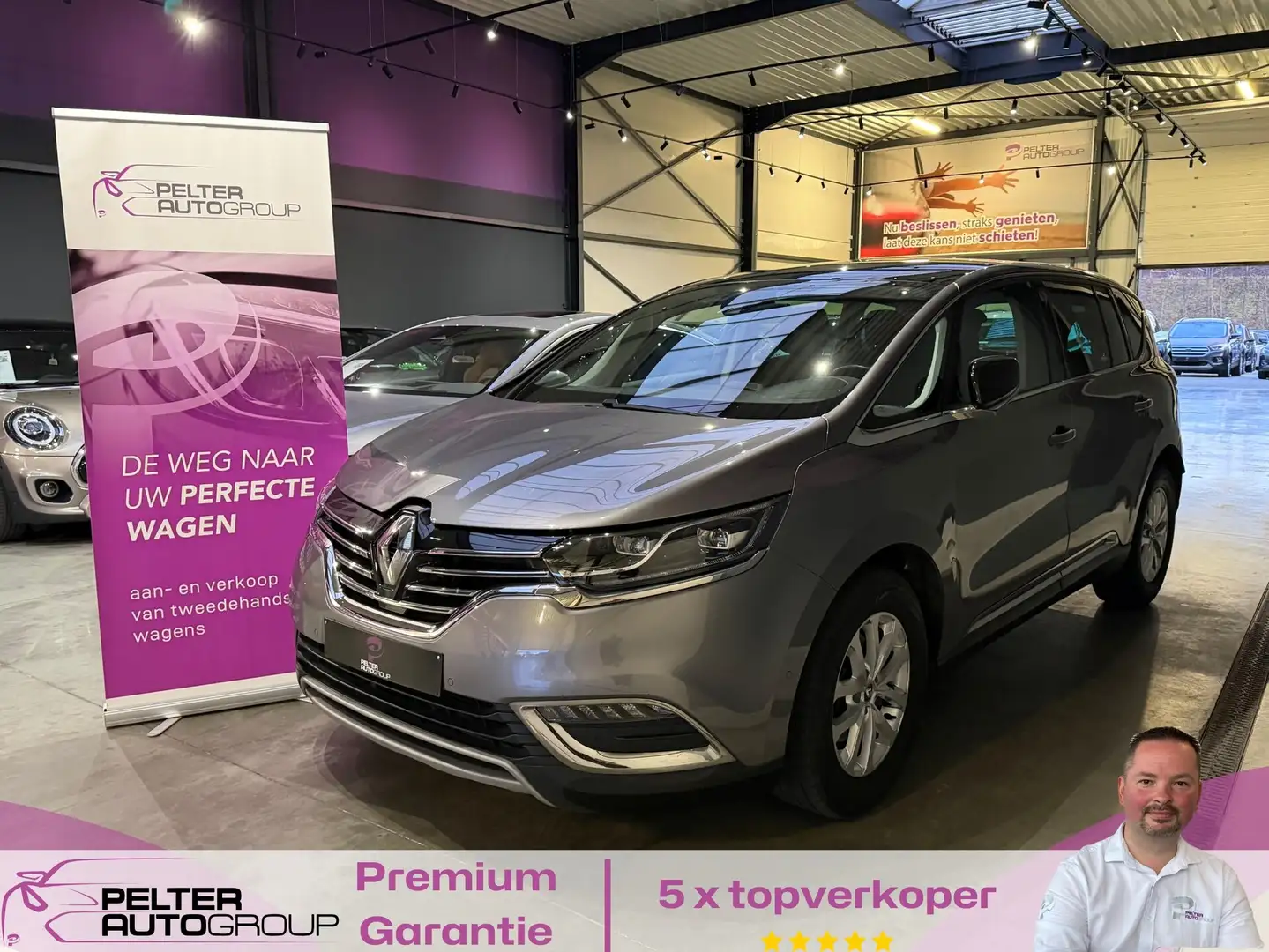 Renault Espace 1.6DCi GPS Pano Dak Euro6B Topstaat! Gris - 1