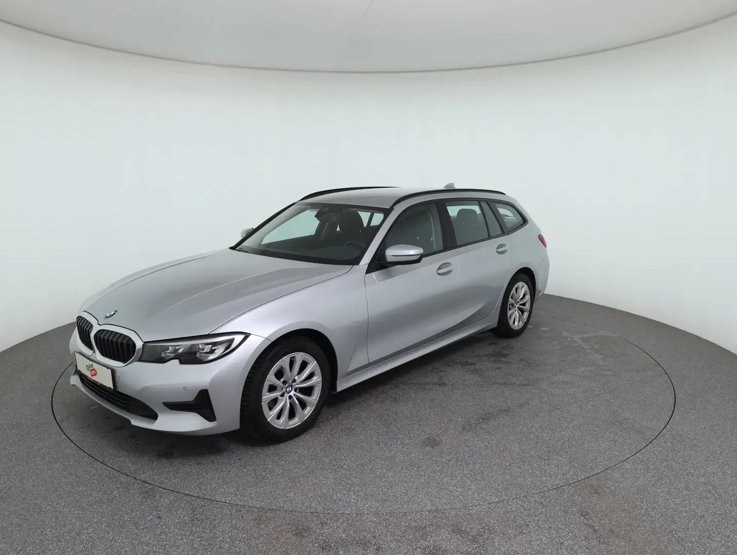 BMW 318 d 48 V Touring Aut. AHK+LED+NAVI+Virtual+LM Silber - 1