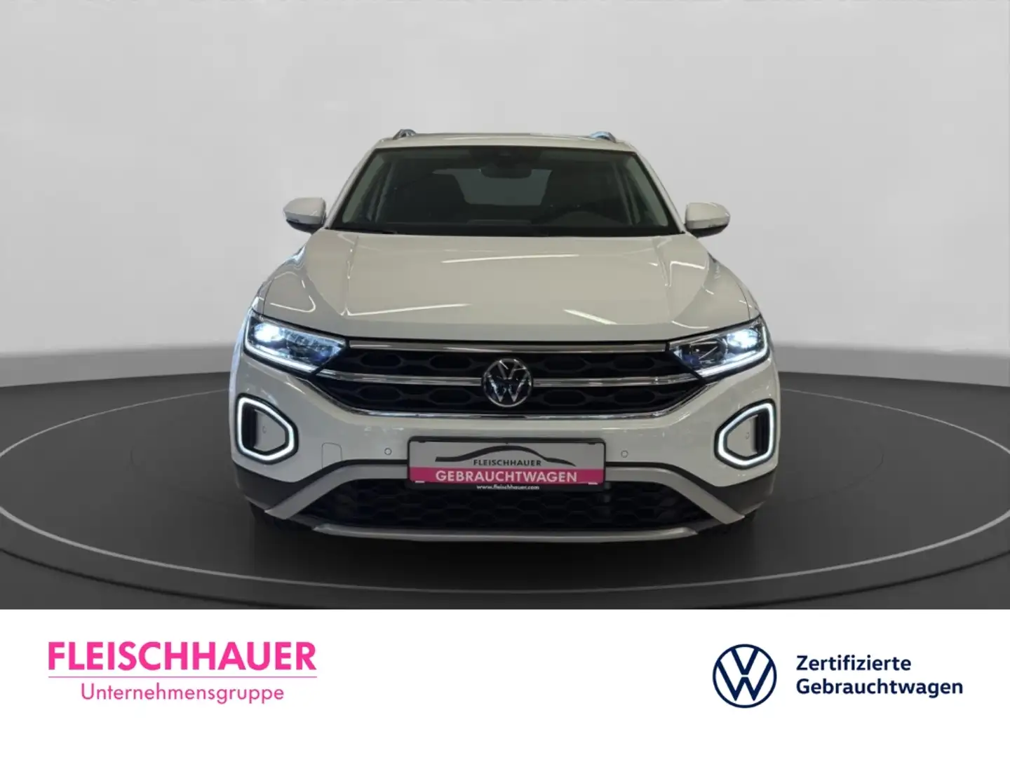 Volkswagen T-Roc Style 2.0 TDI Navi+LED+AHK+18''+Kamera+App-connect Weiß - 2