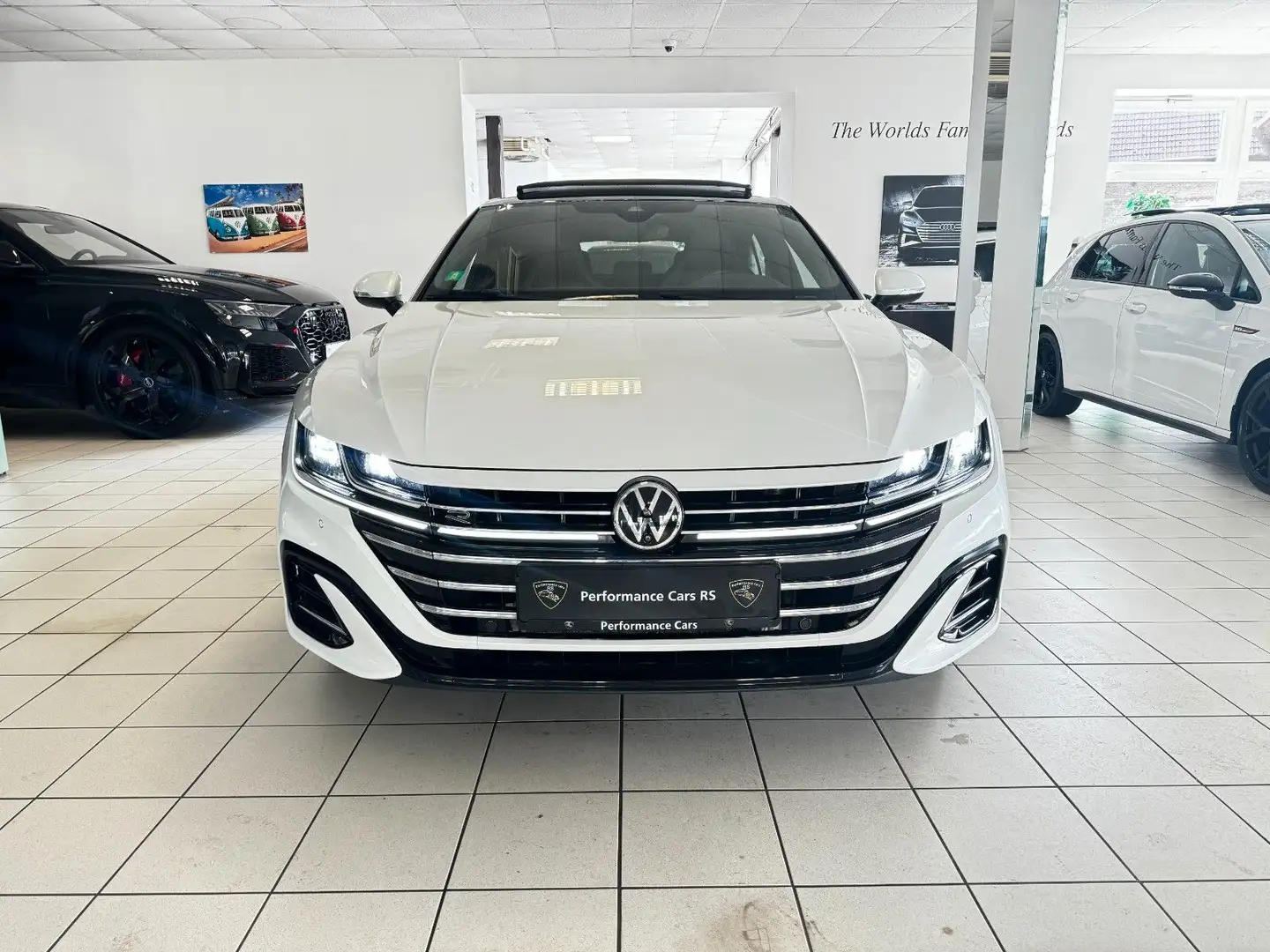Volkswagen Arteon R-Line 4Motion Pano/STHZ/360°/DCC/ACC Weiß - 2