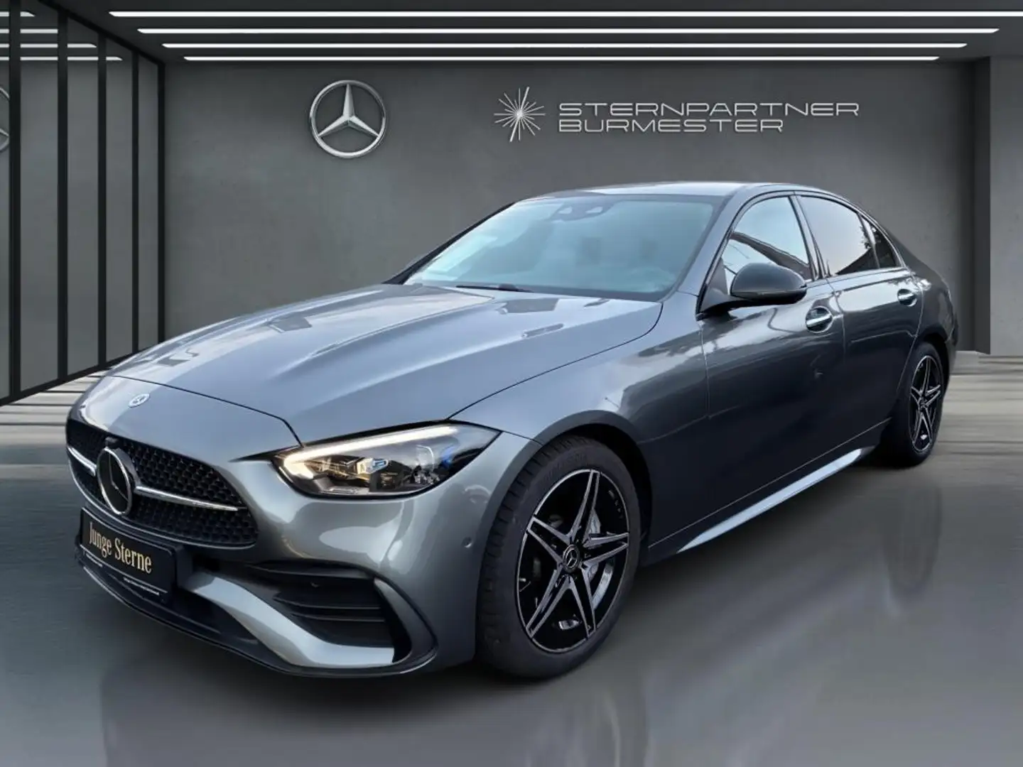 Mercedes-Benz C 300 d AMG+Night+Distronic+Kamera+AHK+Ambiente Grau - 2