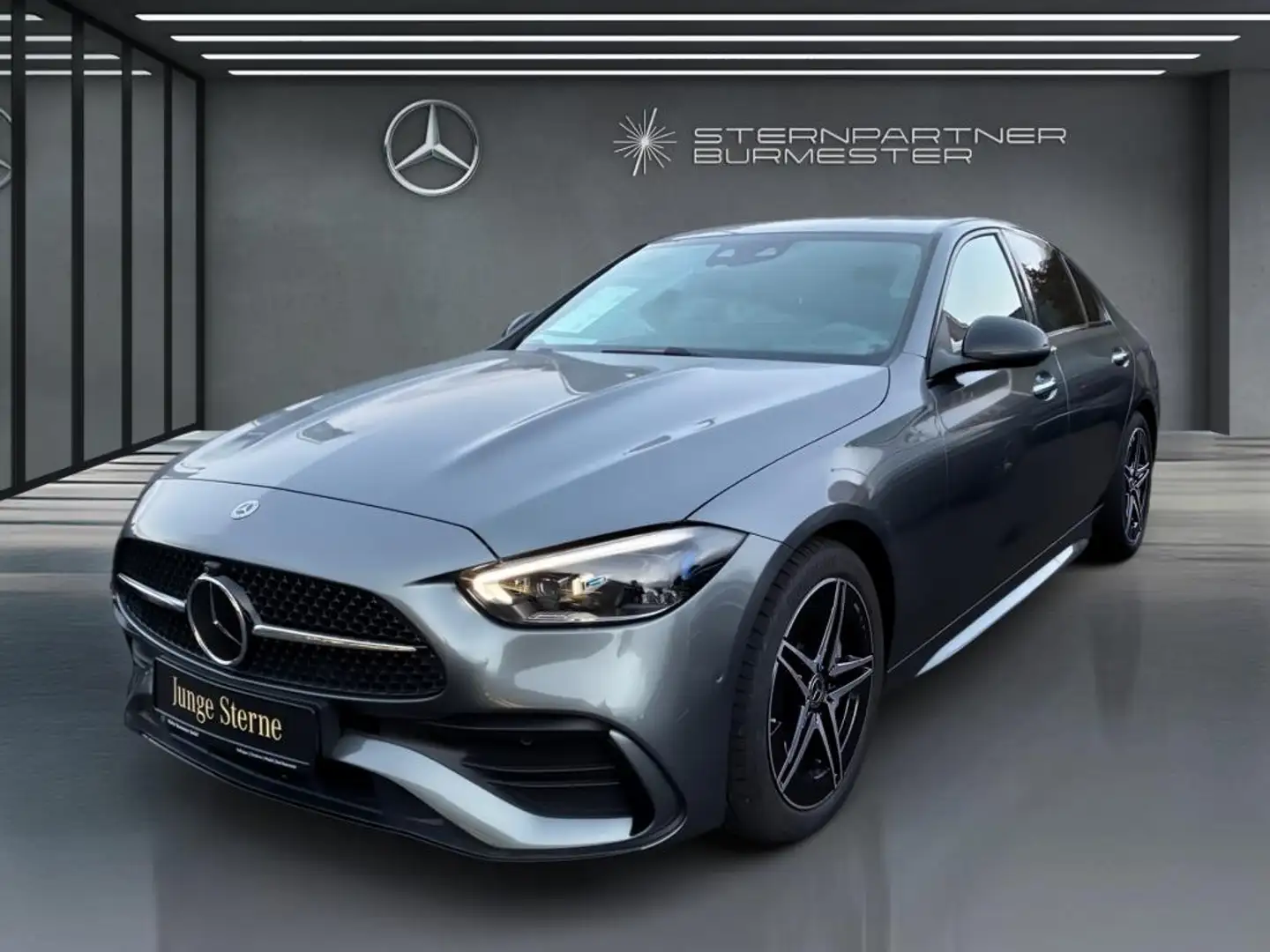 Mercedes-Benz C 300 d AMG+Night+Distronic+Kamera+AHK+Ambiente Grau - 1