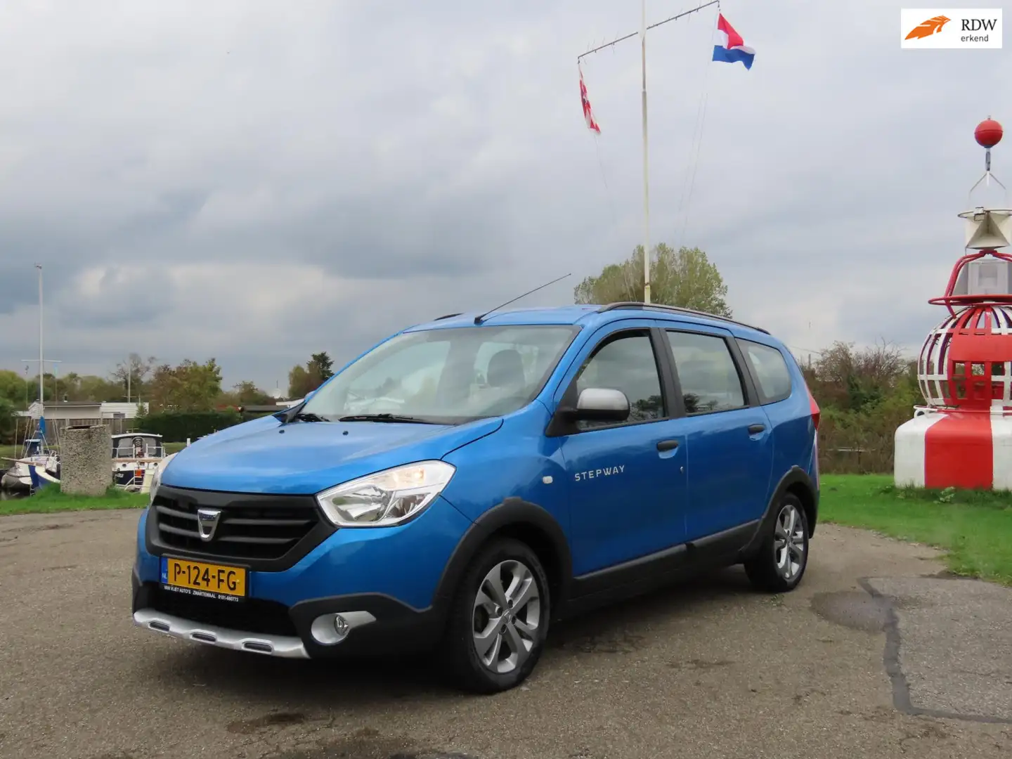 Dacia Lodgy 1.2 TCe Stepway 5p. *Navi *Cruise Blauw - 1