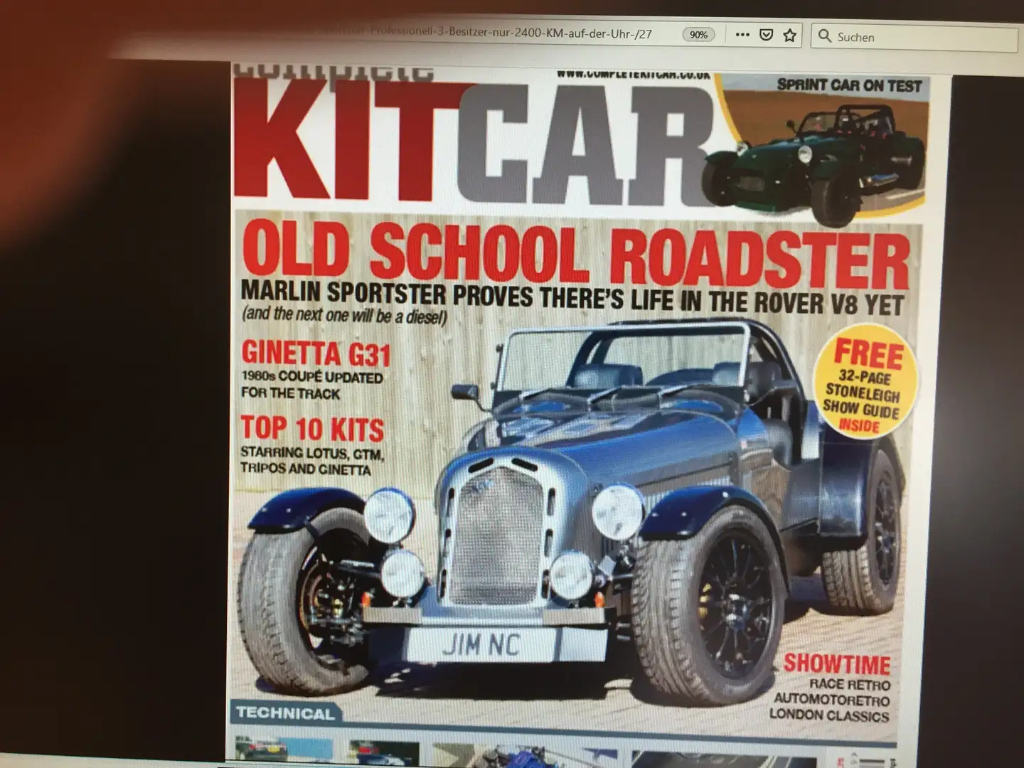 Sonstige Marken Kit Cars MARLIN SPORSTER  V8 Rot - 2