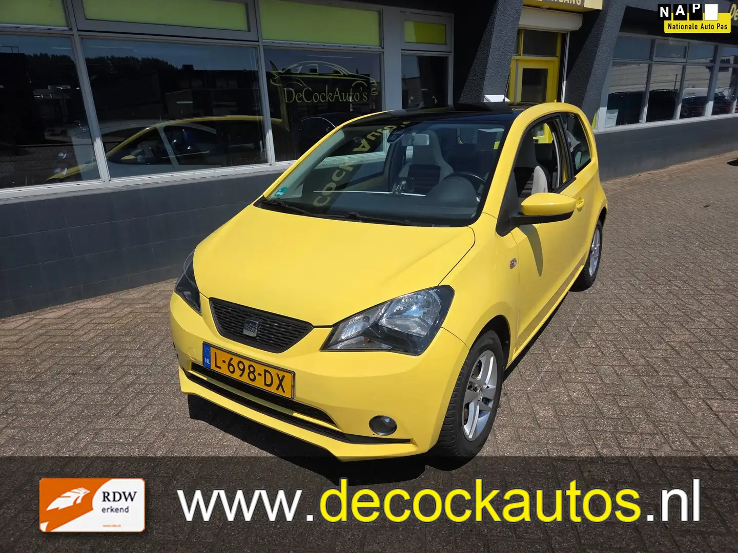 SEAT Mii 1.0 Style Sport Jaune - 1