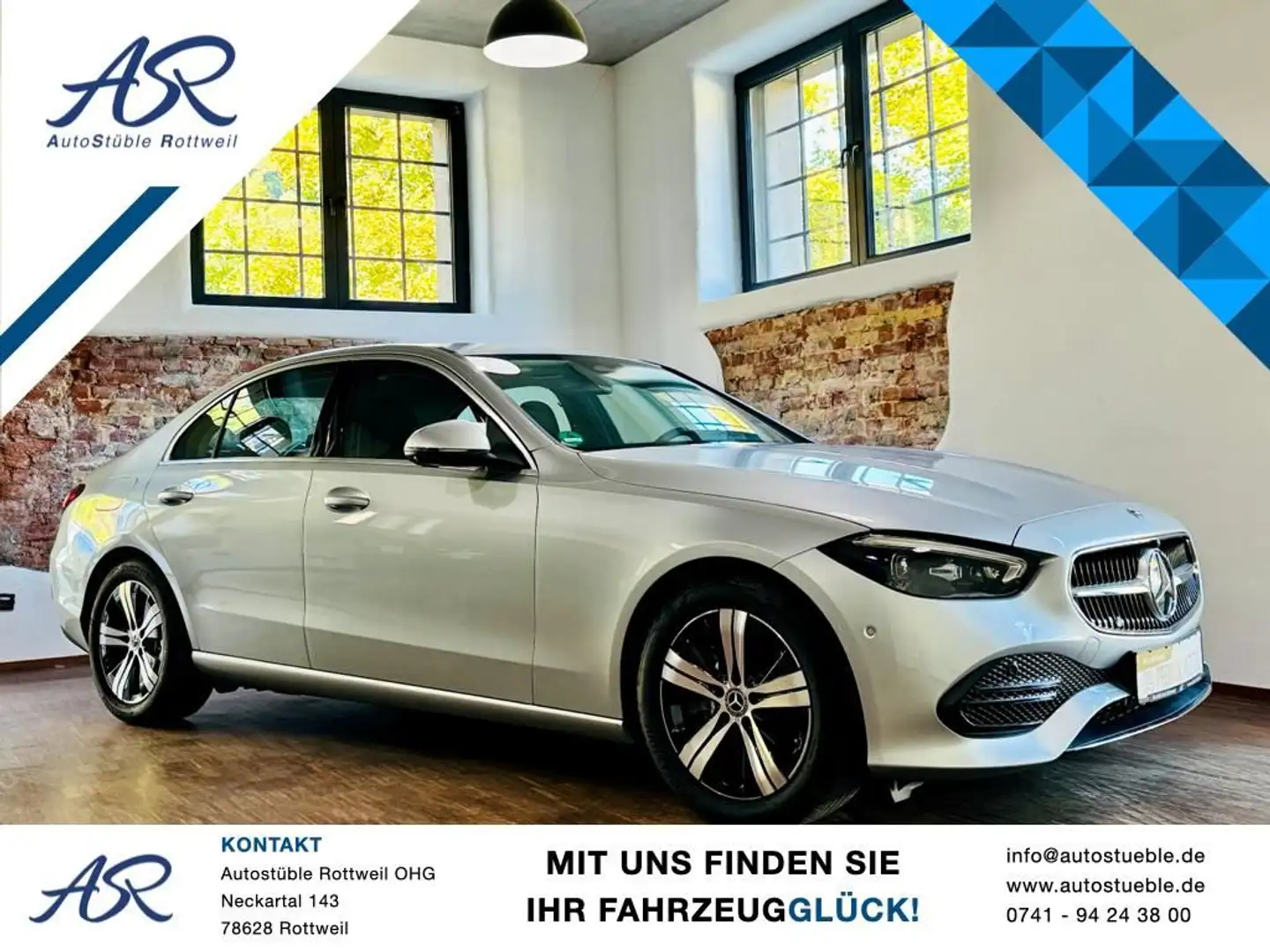 Mercedes-Benz C 200 Avantgarde MBUXPrem. 360° Dig.Light Silber - 1