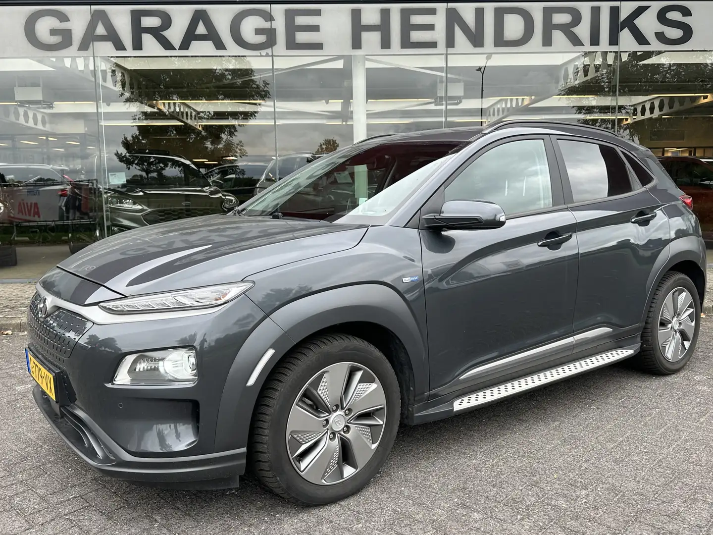 Hyundai KONA EV Premium 64 kWh | SOH 97.4 % | Leder | LED | Ada Gris - 1