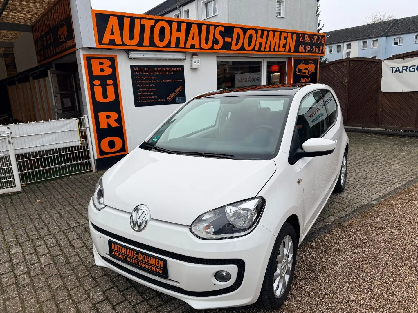 Volkswagen up! +Scheckheft+Klima+Sitzheizung+Schiebedach Weiß - 1
