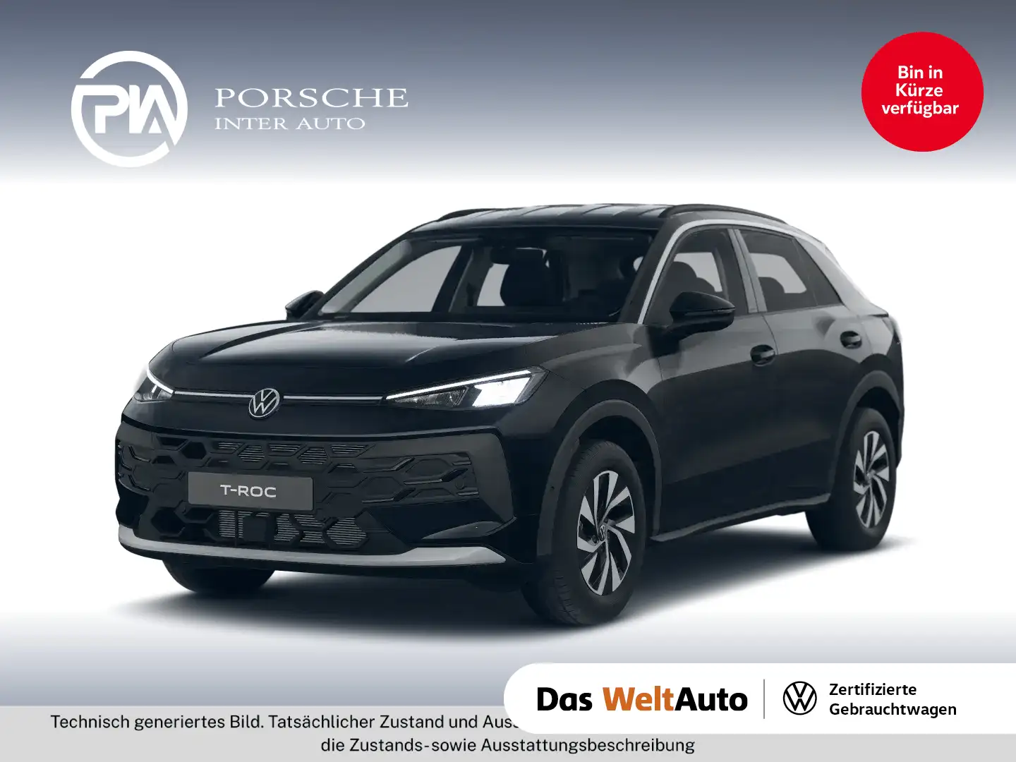 Volkswagen T-Roc 4Me eTSI DSG Schwarz - 1