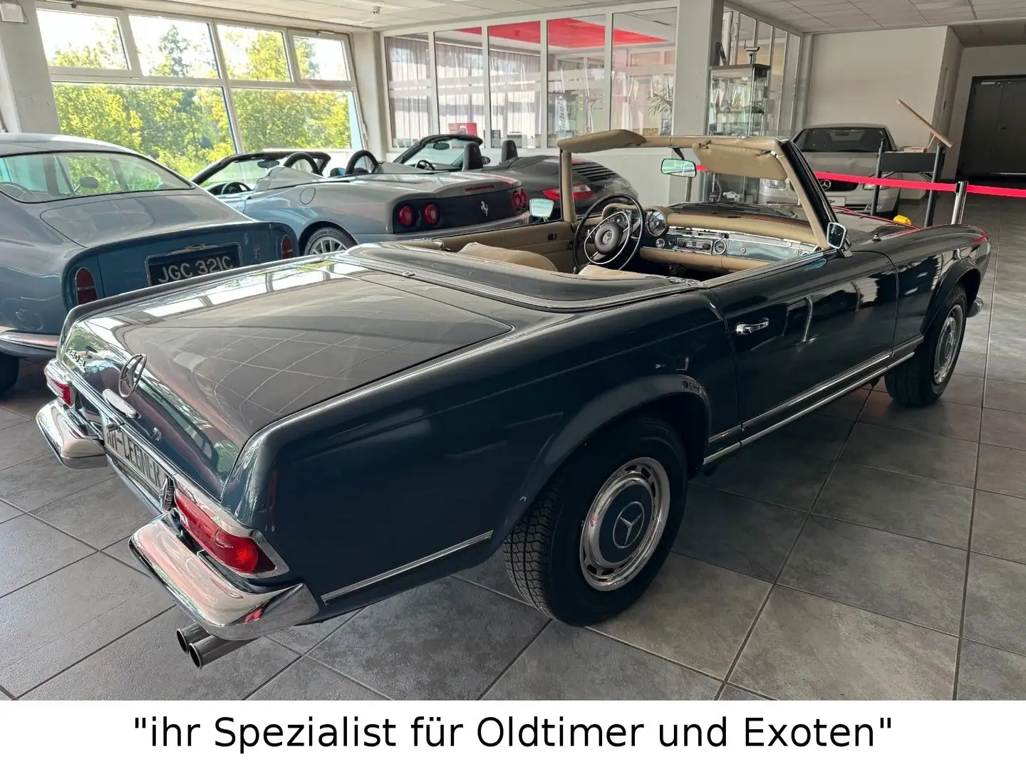 Mercedes-Benz SL 280 280 SL Pagode mit seltenem 5 Gg. Schaltgetriebe Bleu - 2