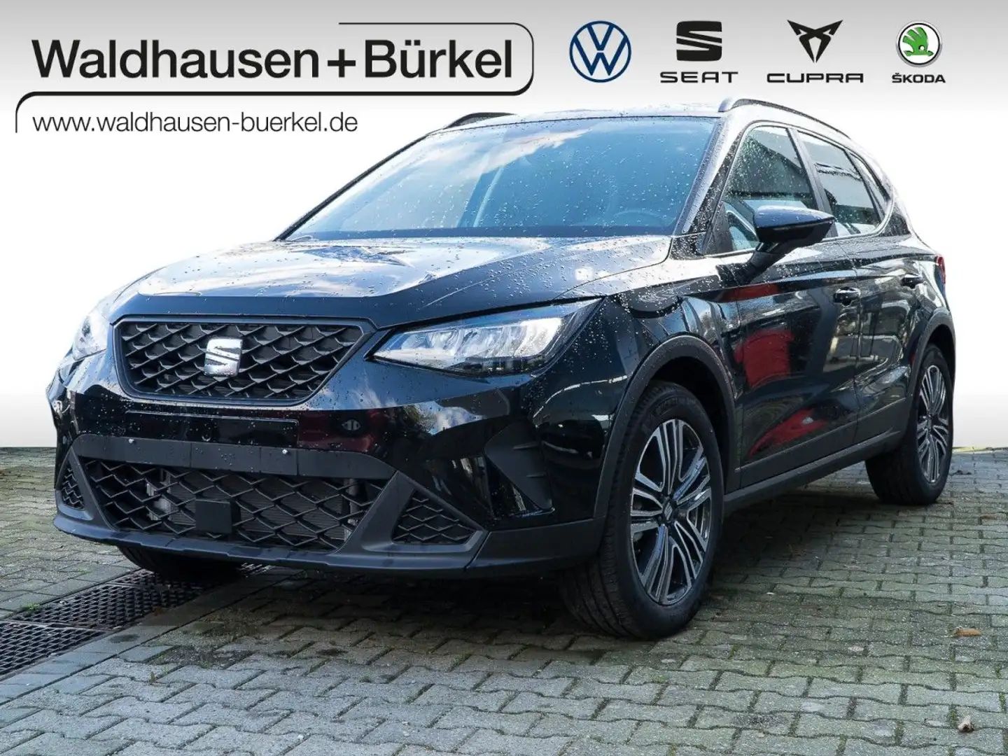 SEAT Arona Style Edition 1.0 TSI DSG NAVI+LED Klima Zwart - 1