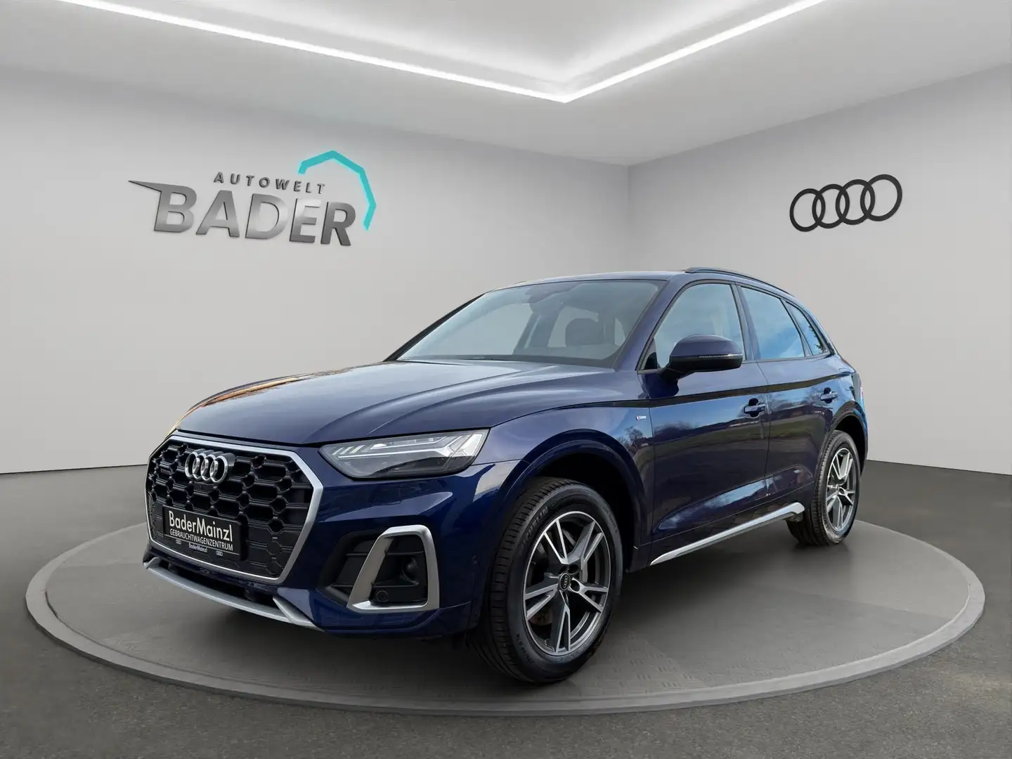 Audi Q5 Matrix Pano B&O HUD 55 TFSI e quattro S line Blau - 1