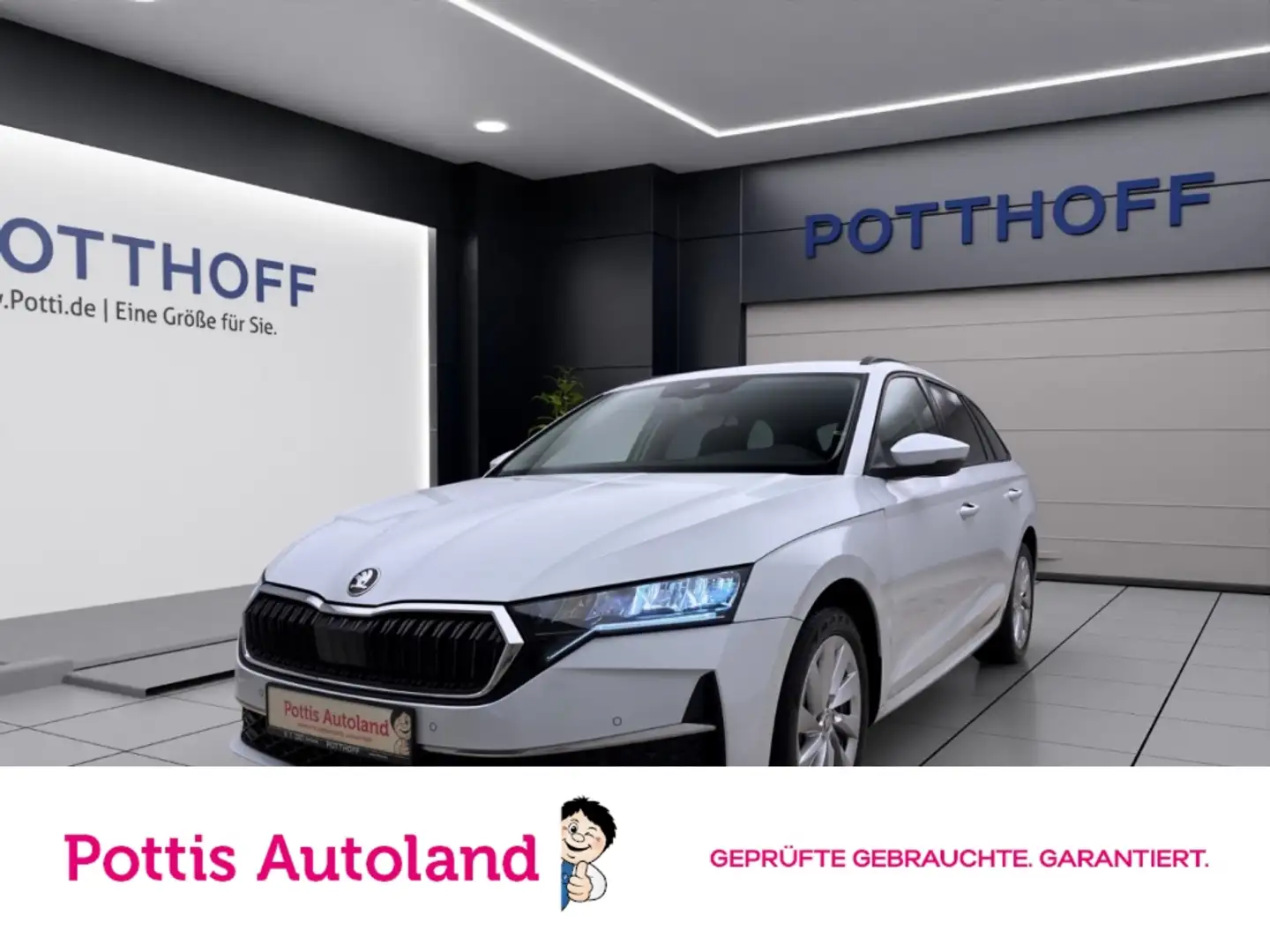 Skoda Octavia Combi 1.5 eTSI DSG SELECTION NAVI MATRIX SHZG Weiß - 1