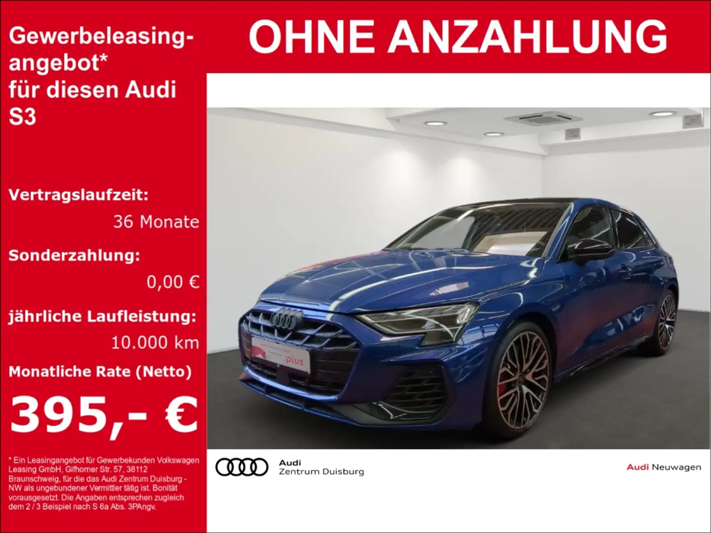 Audi S3 Sportback TFSI 245(333) kW(PS) Allrad HUD AD Panor Azul - 1