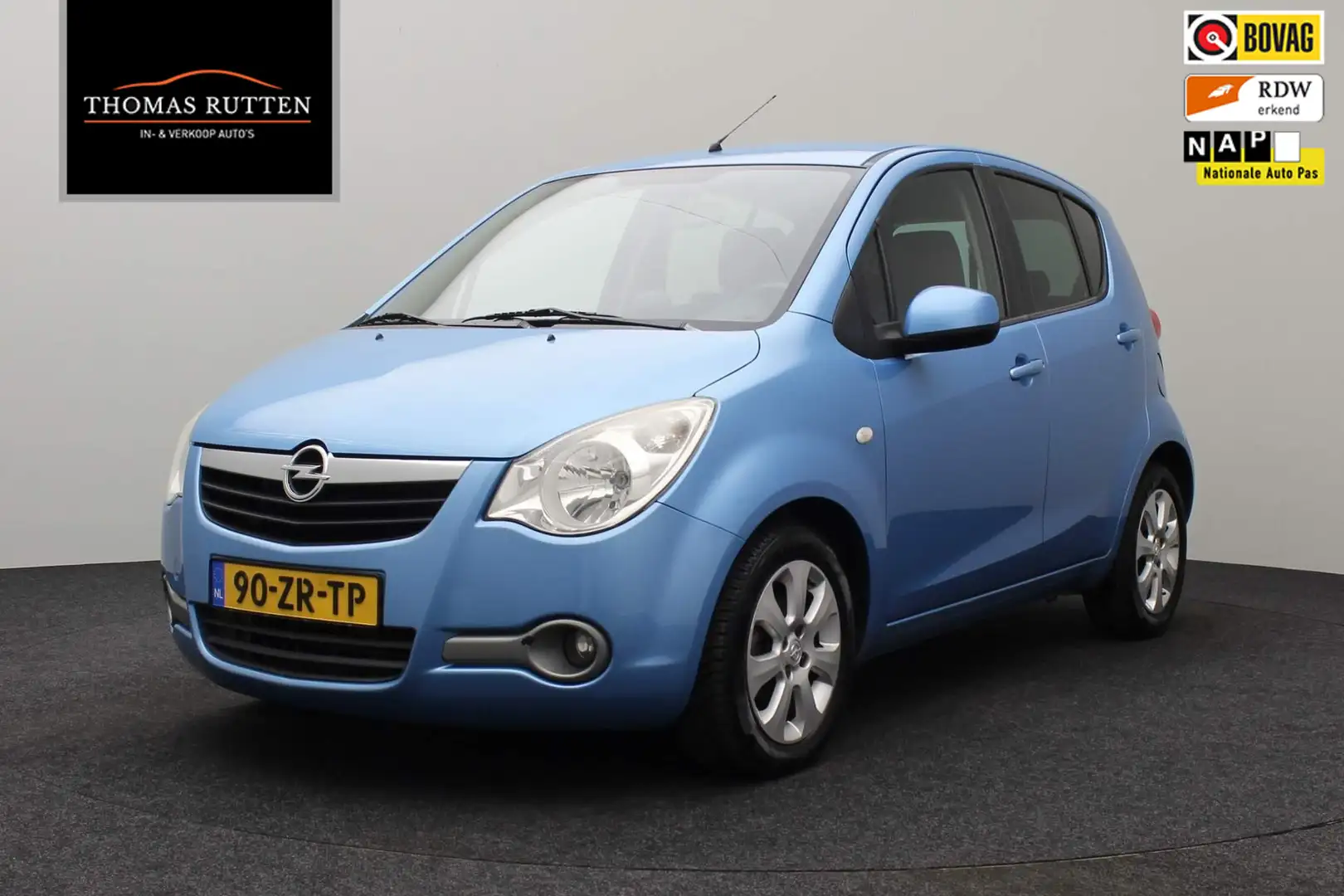 Opel Agila 1.2 Enjoy 2008 | Airco | Stuurwiel Bediening | Ele Синій - 1