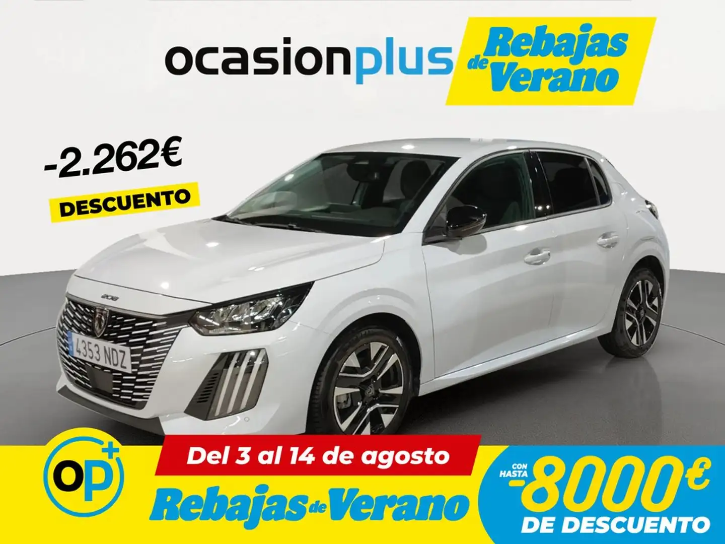 Peugeot 208 1.2 Puretech S&S Allure 100 Blanco - 1