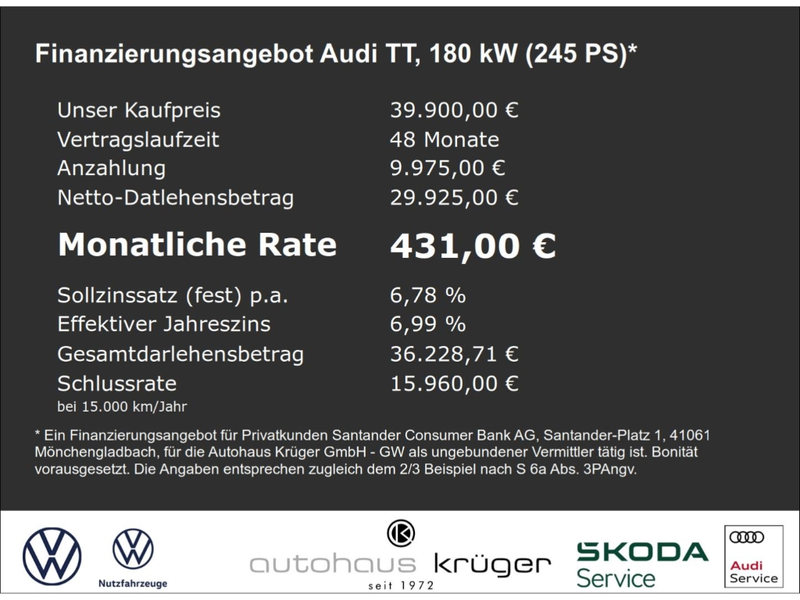 Audi TT 45 2.0 TFSI S-tronic Coupe  IM KUNDENAUFTRAG ! — photo 2