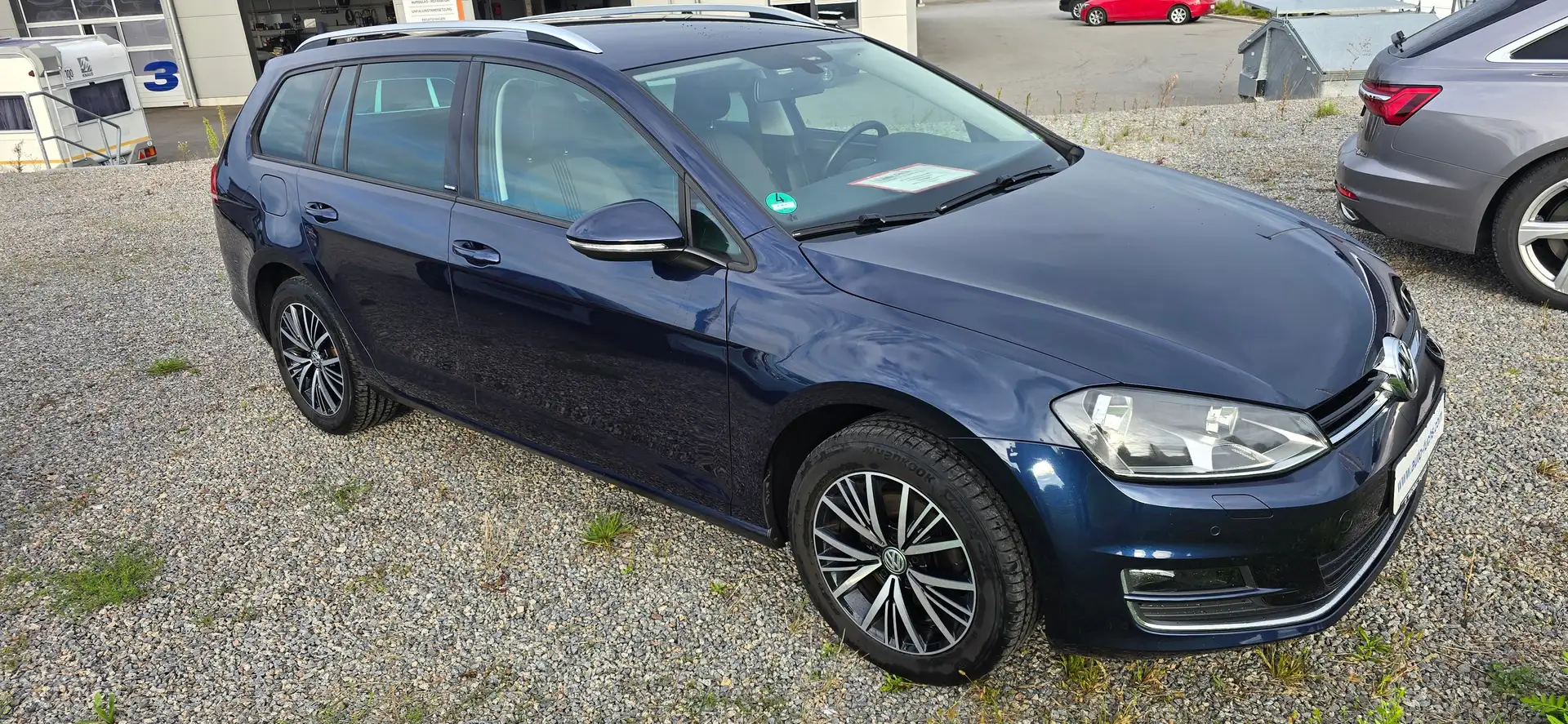 Volkswagen Golf Variant Allstar AHK Blau - 1