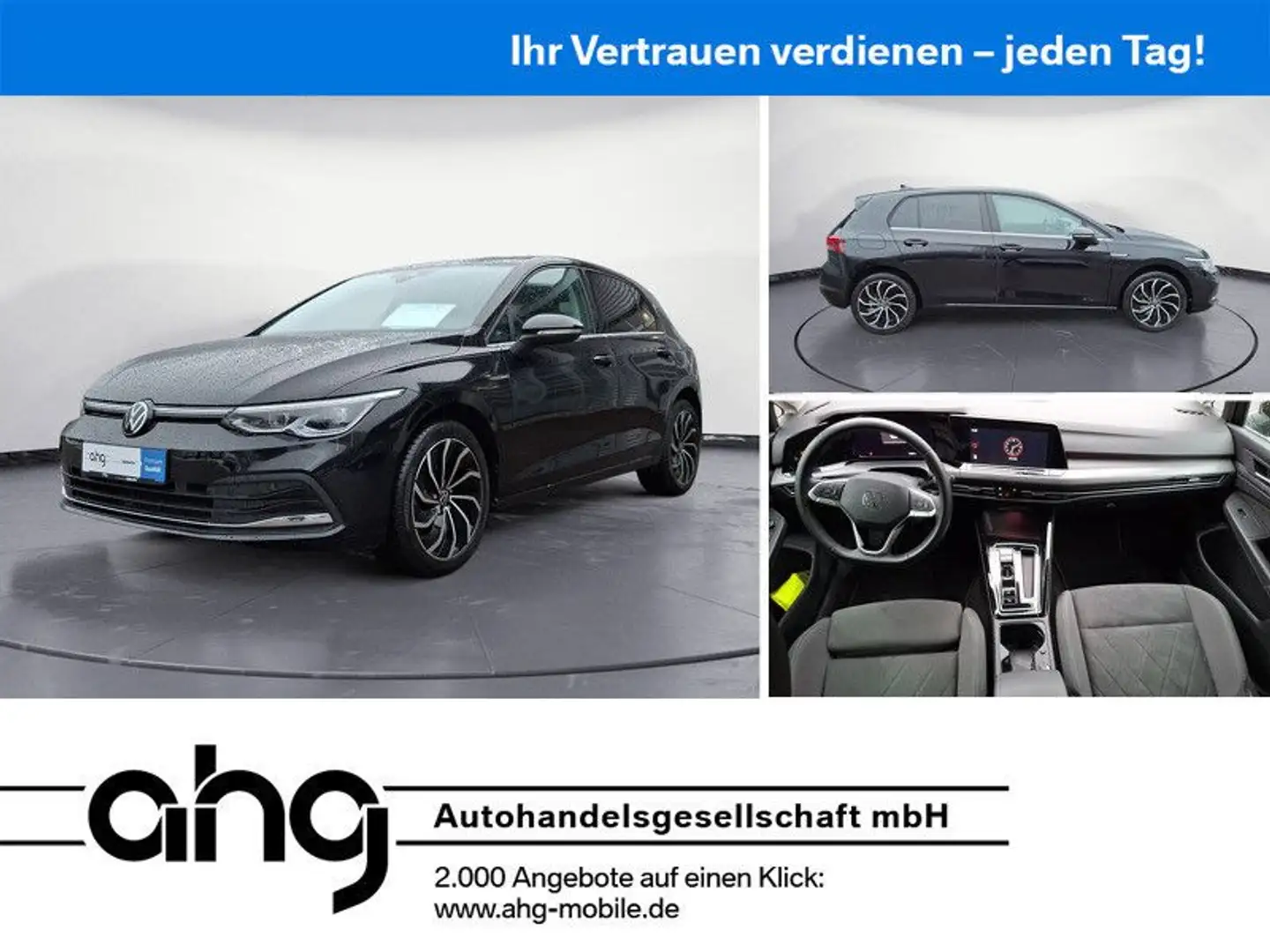 Volkswagen Golf 1.5 eTSI OPF DSG Style Tempom.aktiv Standhe Schwarz - 1
