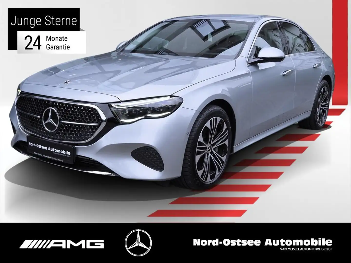 Mercedes-Benz E 300 de AVANTGARDE ADV.+ DISTRO 360° KAMERA 9G Argent - 1