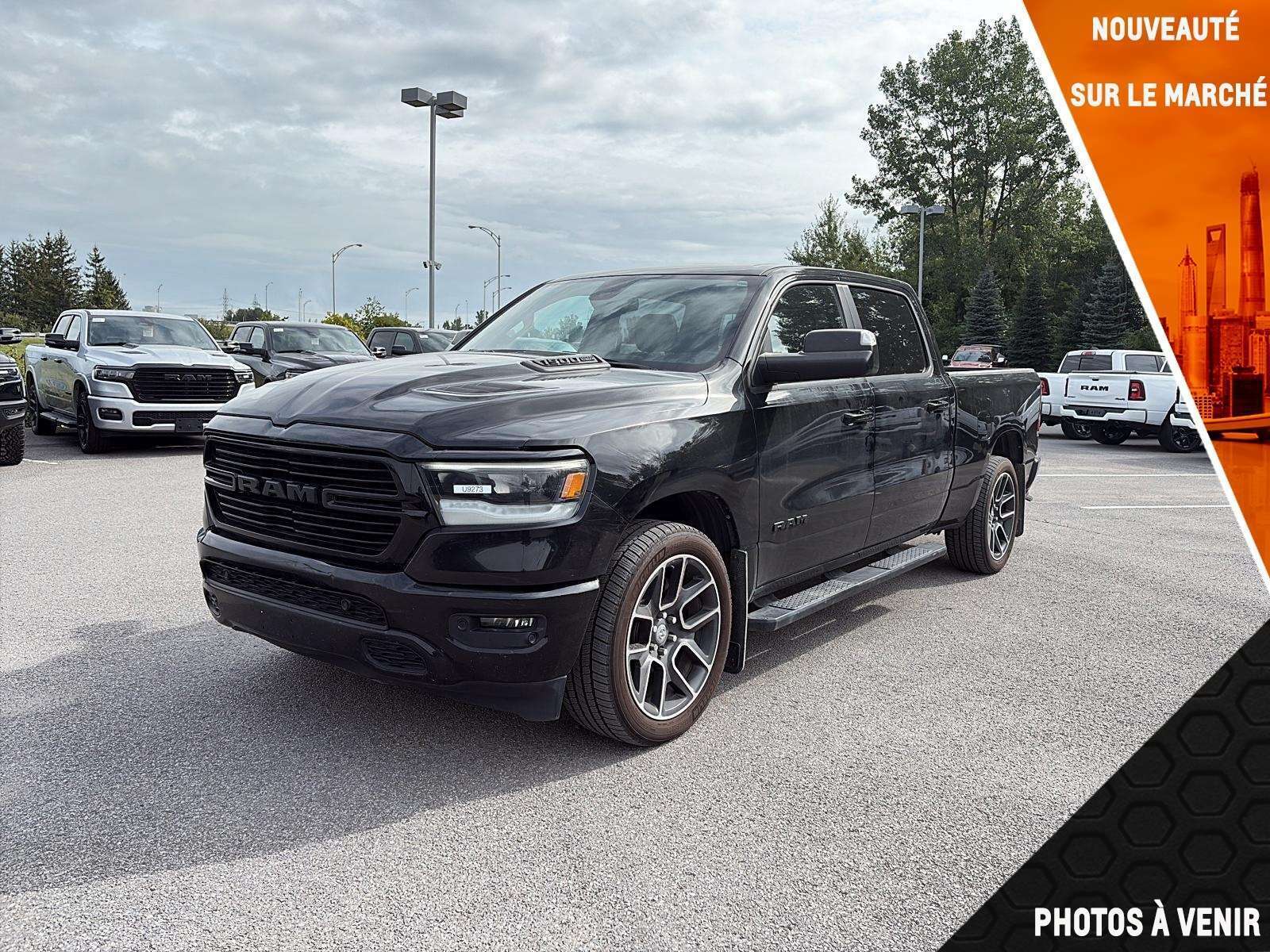 2020 RAM 1500 SPORT + CEW CAB + 5.7 V8 + TOIT OUVRANT + CUIR + E
