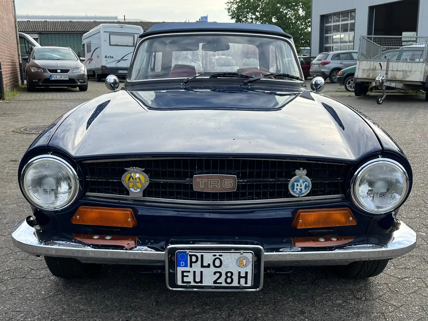 Triumph TR6 Kék - 2