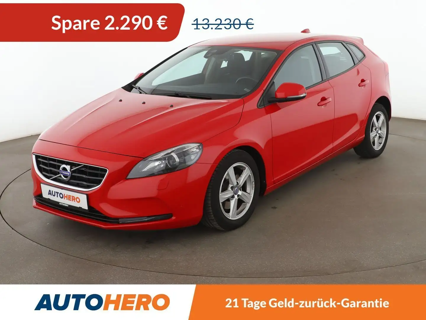 Volvo V40 2.0 T3 You! *NAVI*TEMPO*SHZ*PDC*ALU* Czerwony - 1