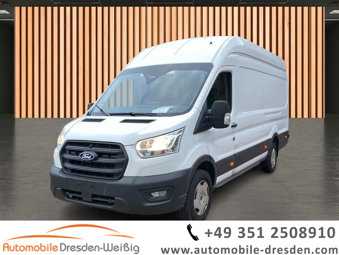 Ford Transit 350 L4H3 Trend*Kamera*Tempomat*DAB*Navi Weiß - 1