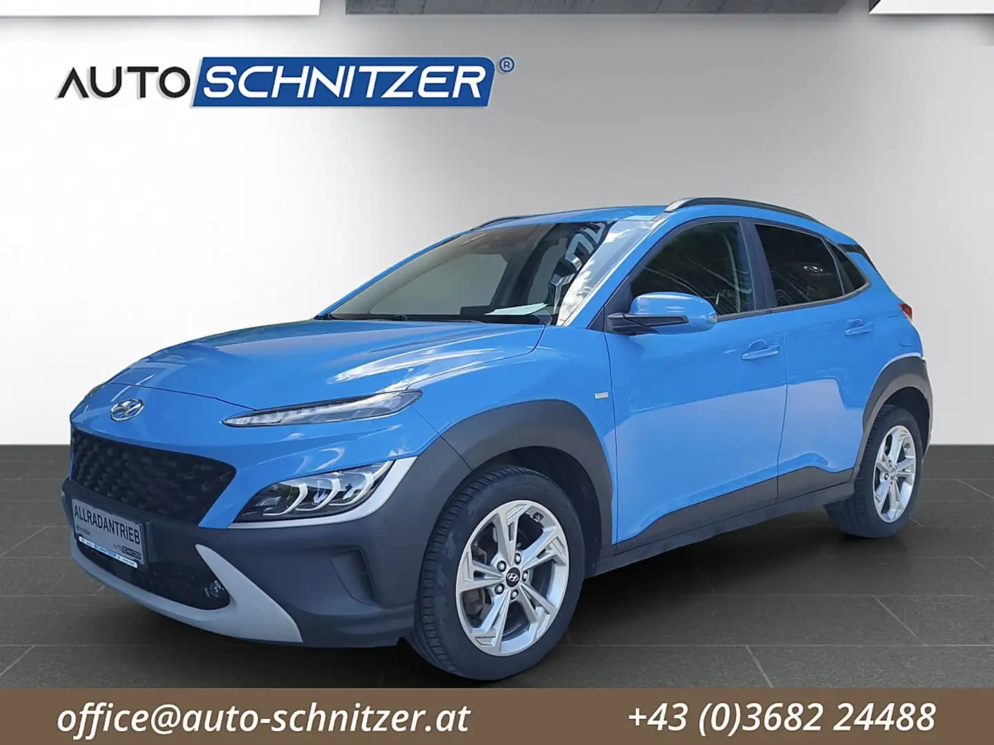 Hyundai KONA Kona 1,6 CRDi 48V 4WD Trend Line DCT Aut. Blau - 1