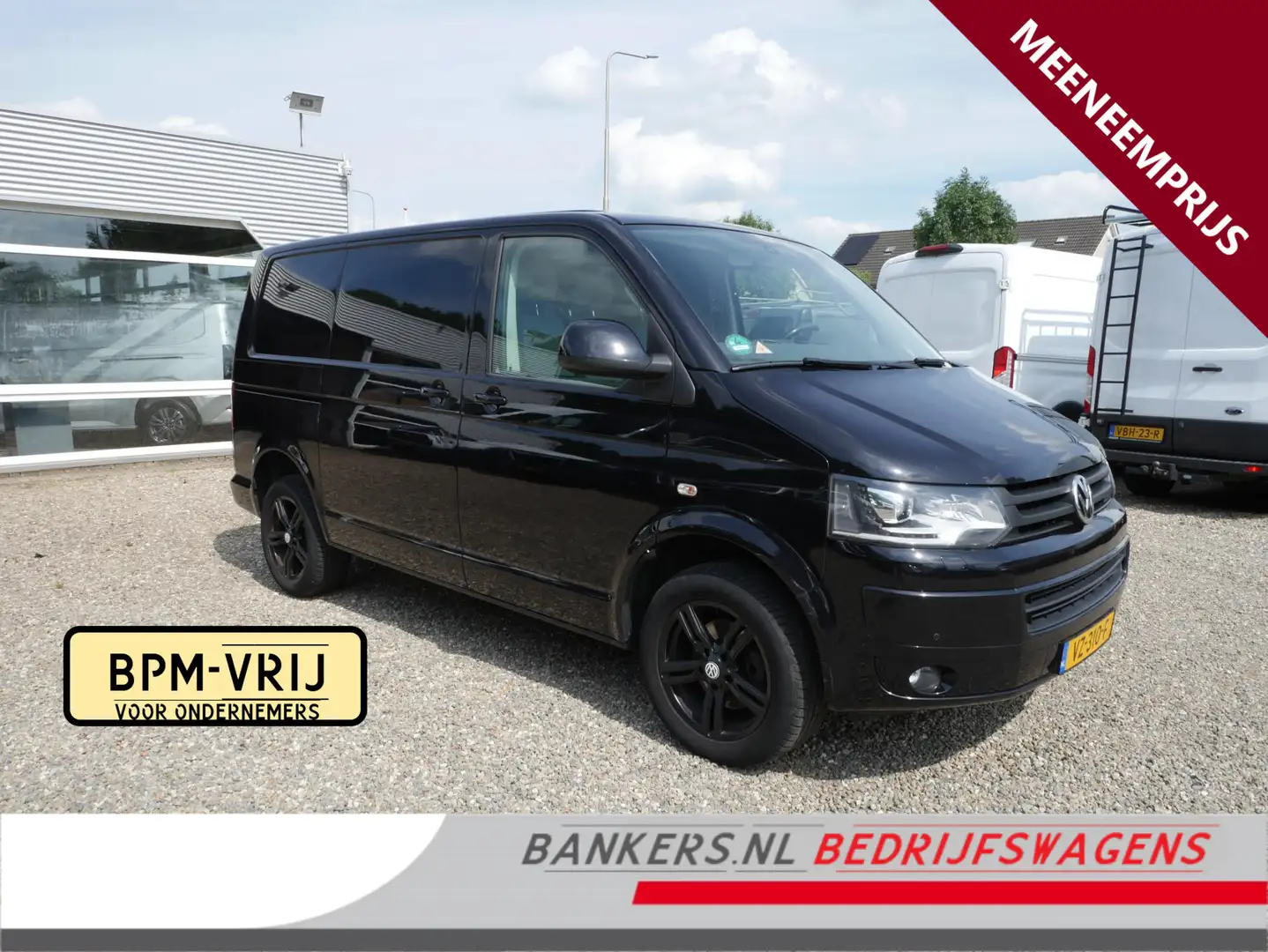 Volkswagen T5 Transporter 2.0TDI 180PK 4Motion DSG motorrevisie bij 245000km Zwart - 1