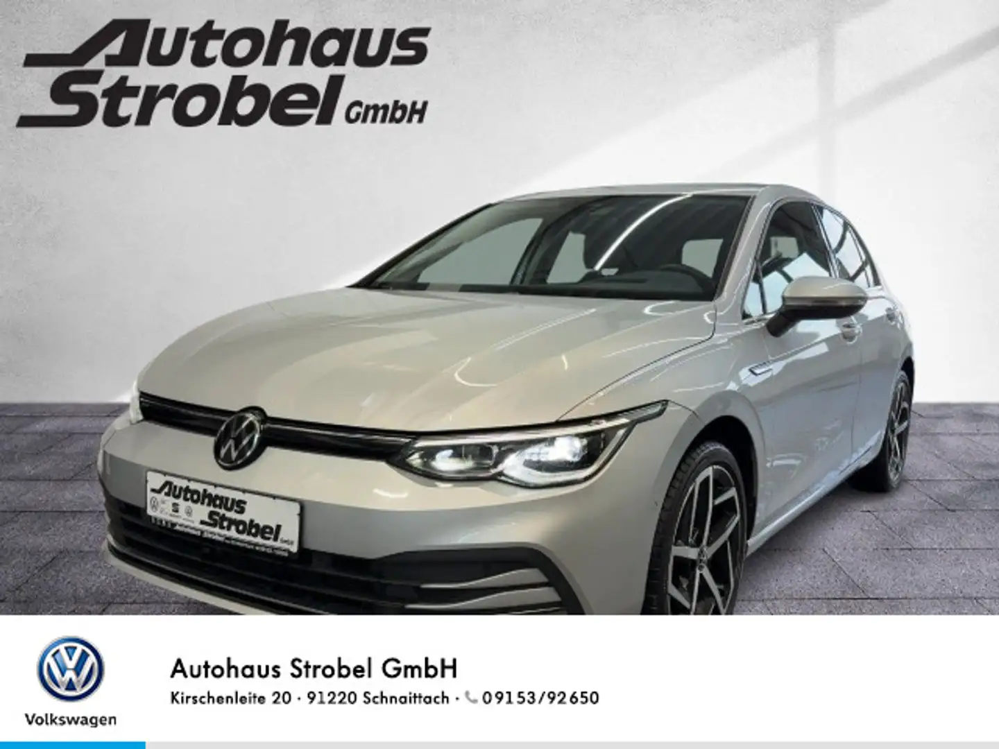 Volkswagen Golf VIII 1.5 TSI Style ACC Navi Keyless LED DAB Silber - 1