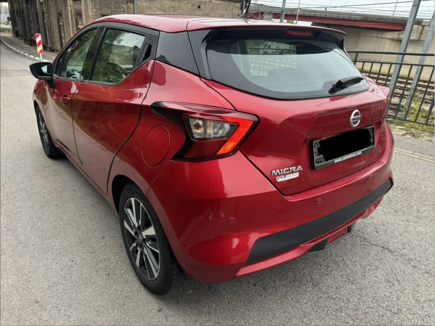 Nissan Micra 1.0 Essence BOSE-CAMERA-NAVI !!79.000km!! Rouge - 2