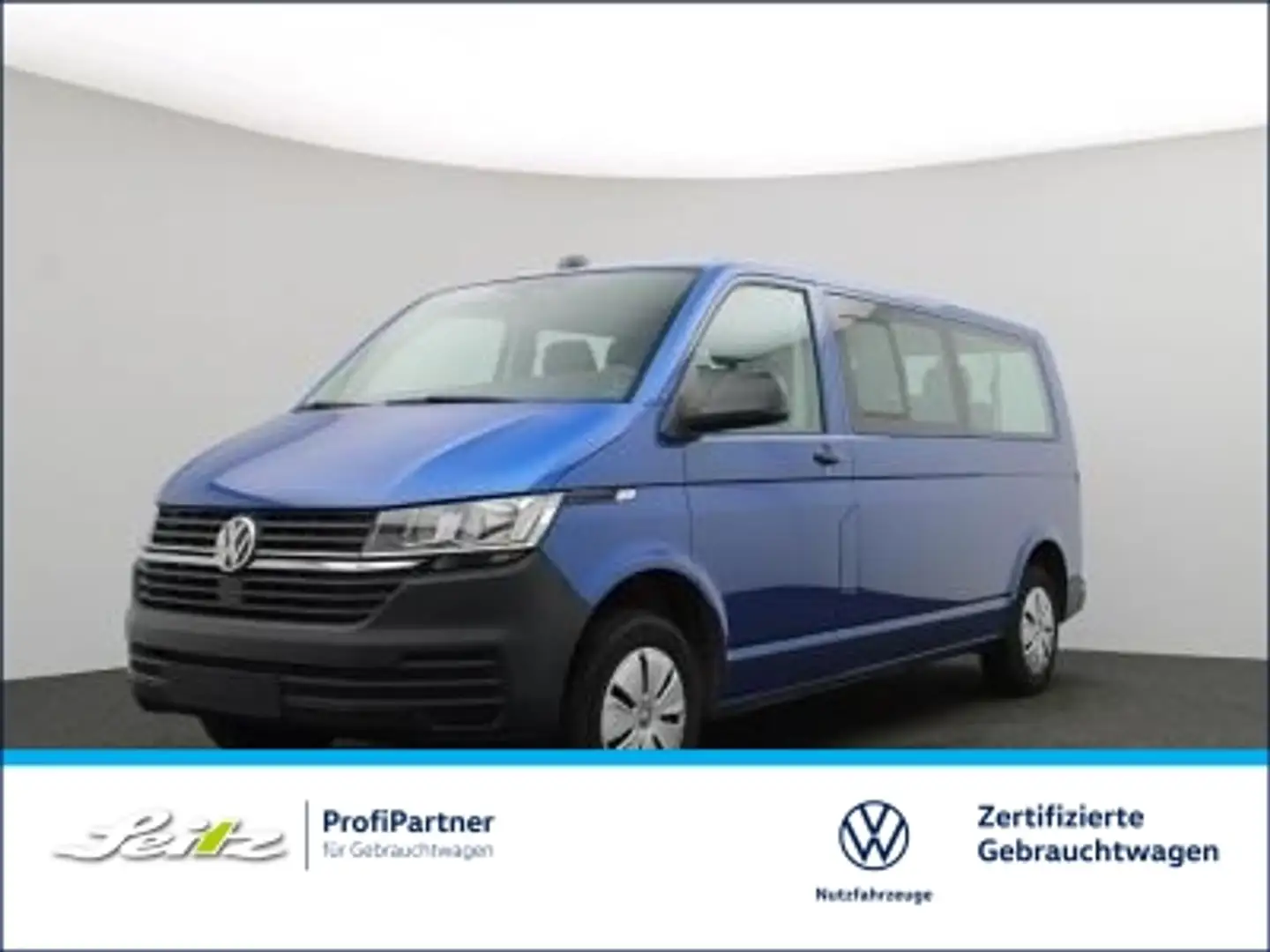 Volkswagen T6.1 Kombi 2.0 TDI LR *9-SITZER*NAVI*KLIMA* Blau - 1