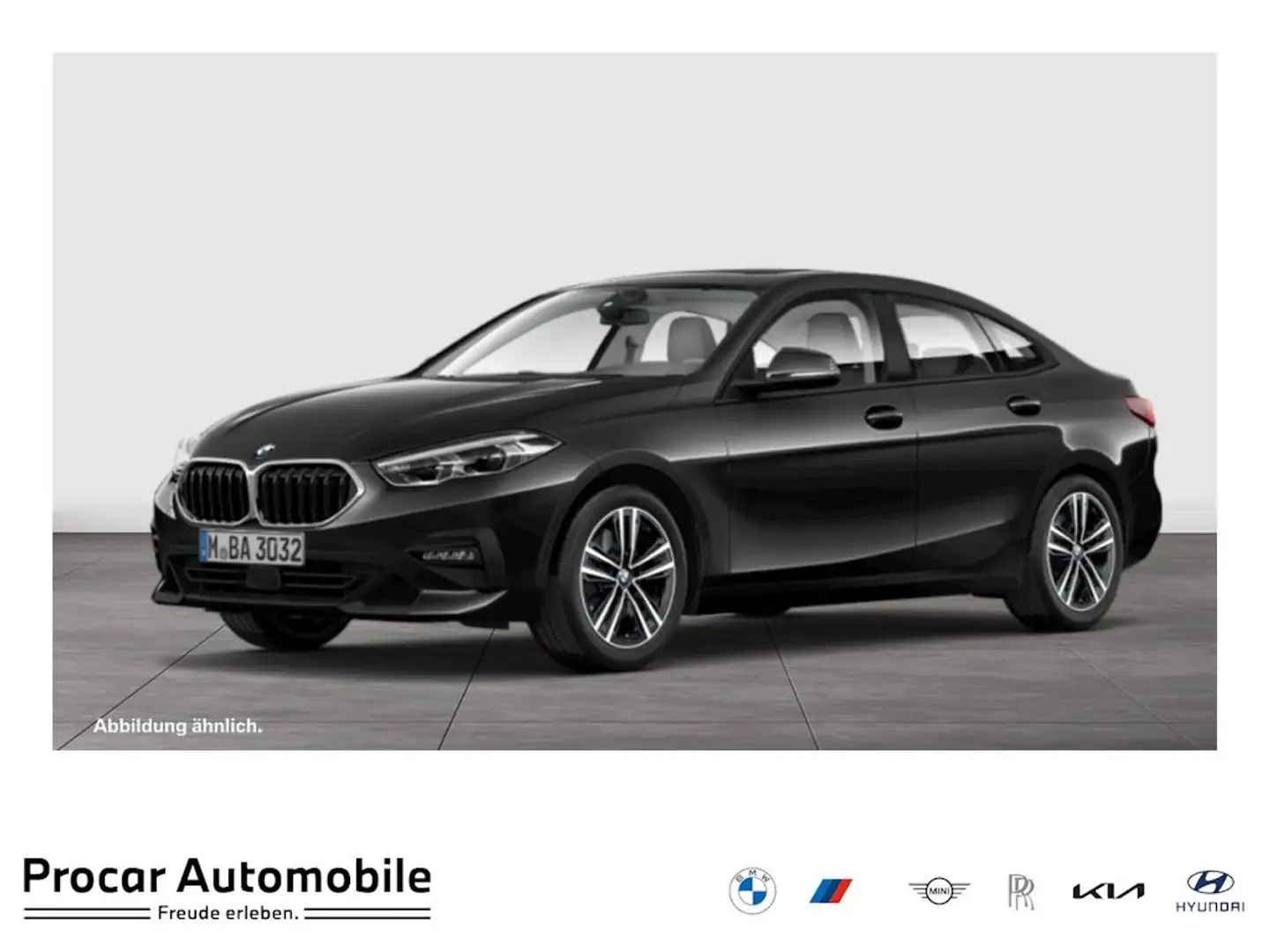 BMW 218 i Advantage Aut Nav LED Pano PDCv+h Noir - 1