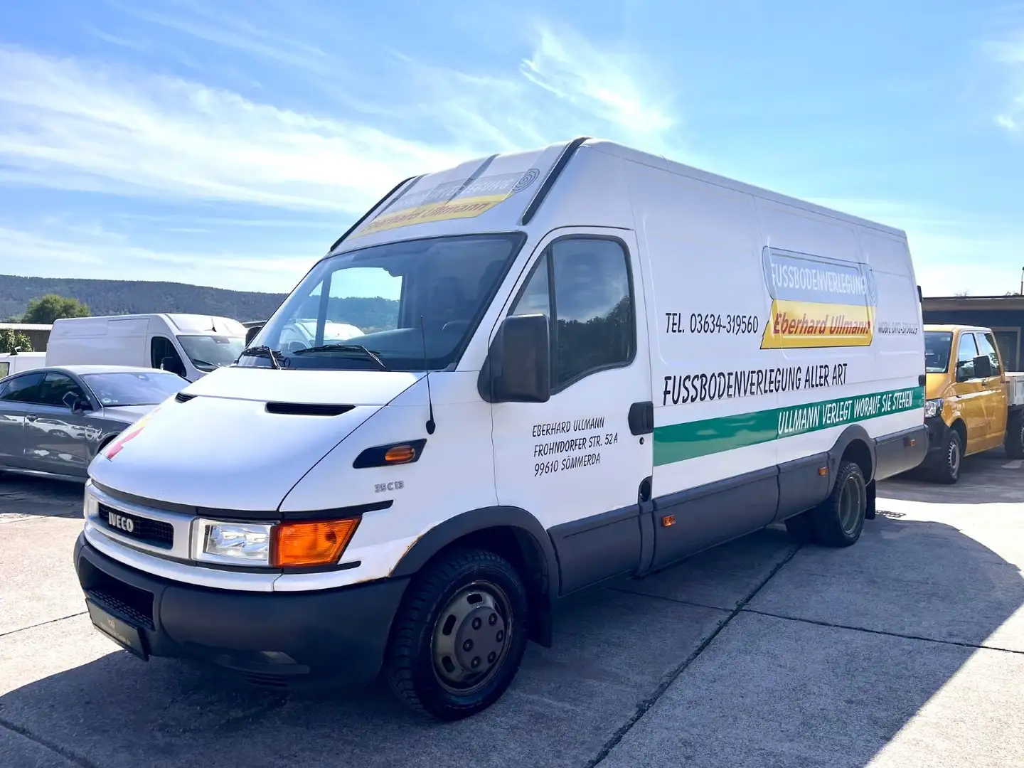 Iveco Daily 2.8 3,5t Camper lang AHK TÜV neu Білий - 1
