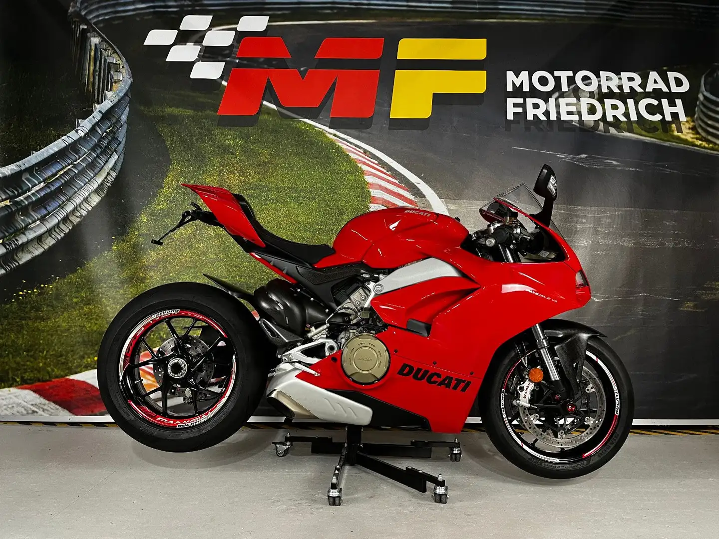 Ducati Panigale V4 S ERVICE NEU|VIELE EXTRAS & CARBON] Red - 1